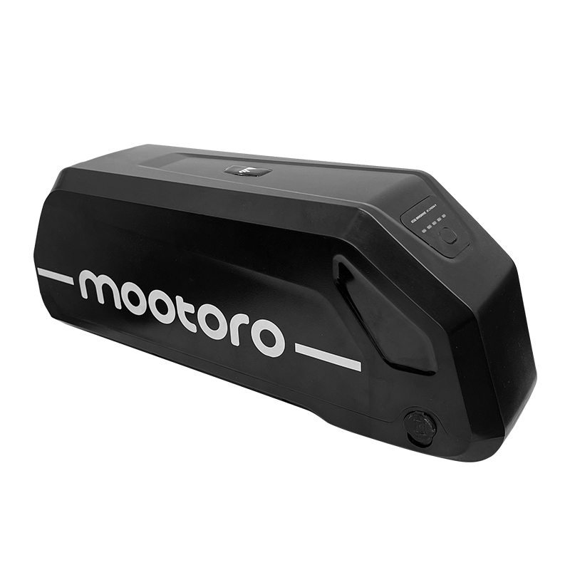 Mootoro ebike lithium battery left front view