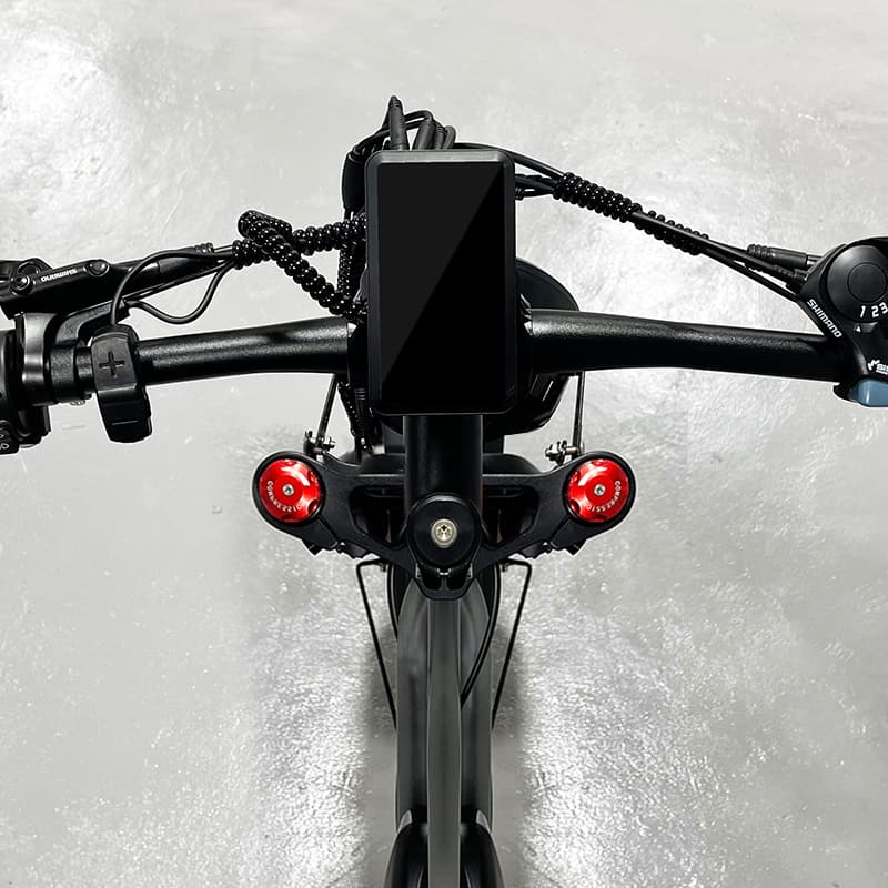 Mootoro electric bike cruiser D1X display view