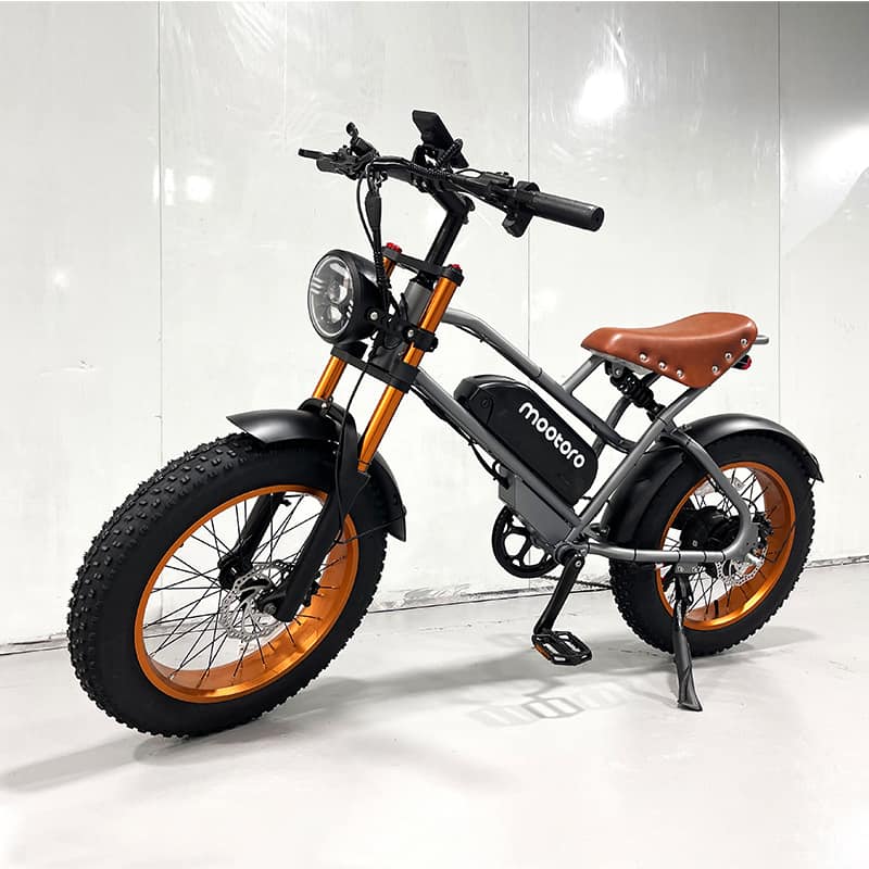 Mootoro electric bike cruiser D1X front-left view