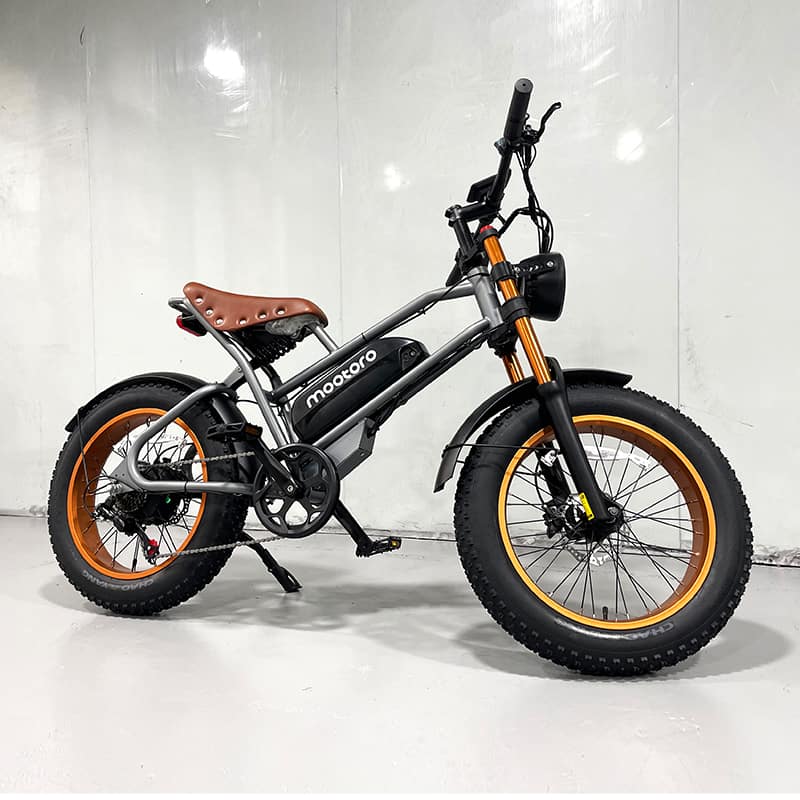 Mootoro electric bike cruiser D1X front-right view